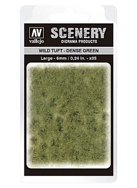 Wild Tuft - Dense Green 6 mm